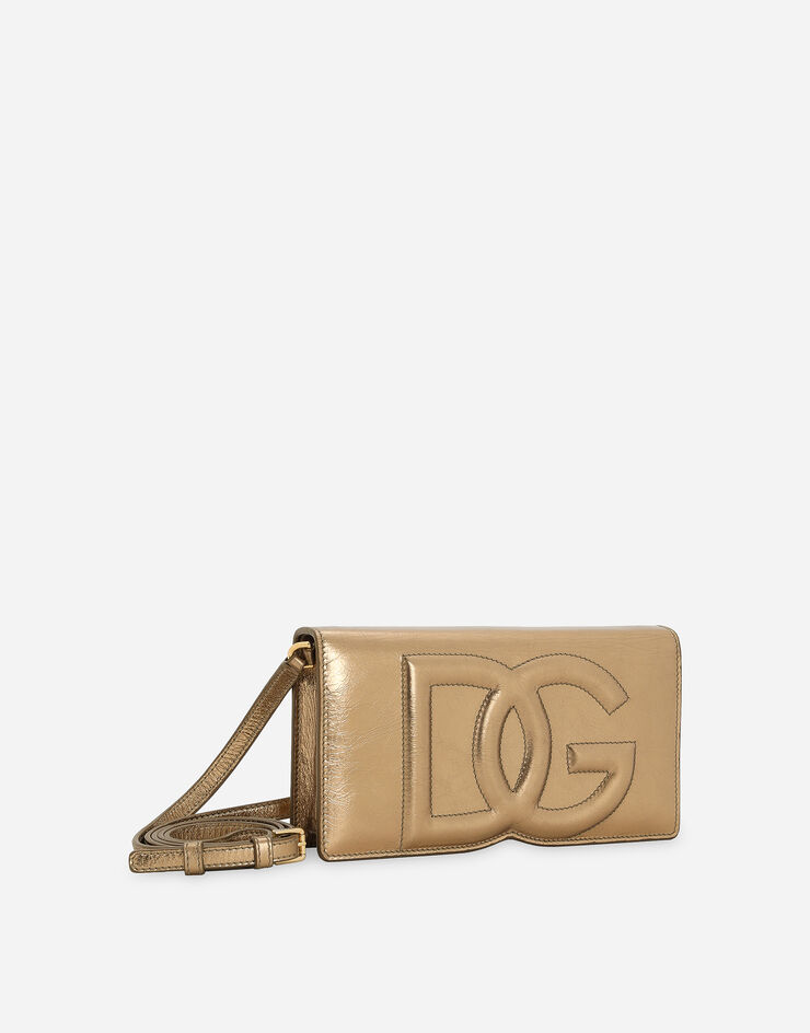 Dolce&Gabbana DG Logo phone bag Gold BI3279AO855