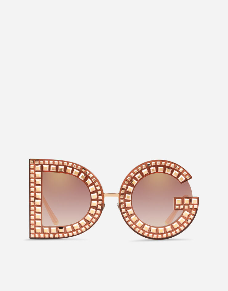 Dolce & Gabbana Occhiali da sole DG glitter Rosa VG6121VN86F