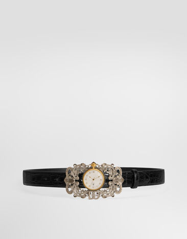 Dolce & Gabbana Caiman belt Black BC5018A2J68