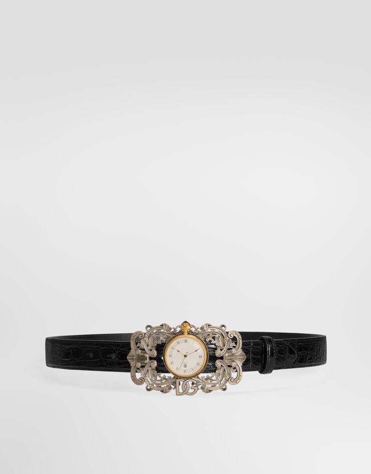 Dolce & Gabbana Caiman belt Black BC5018A2J68