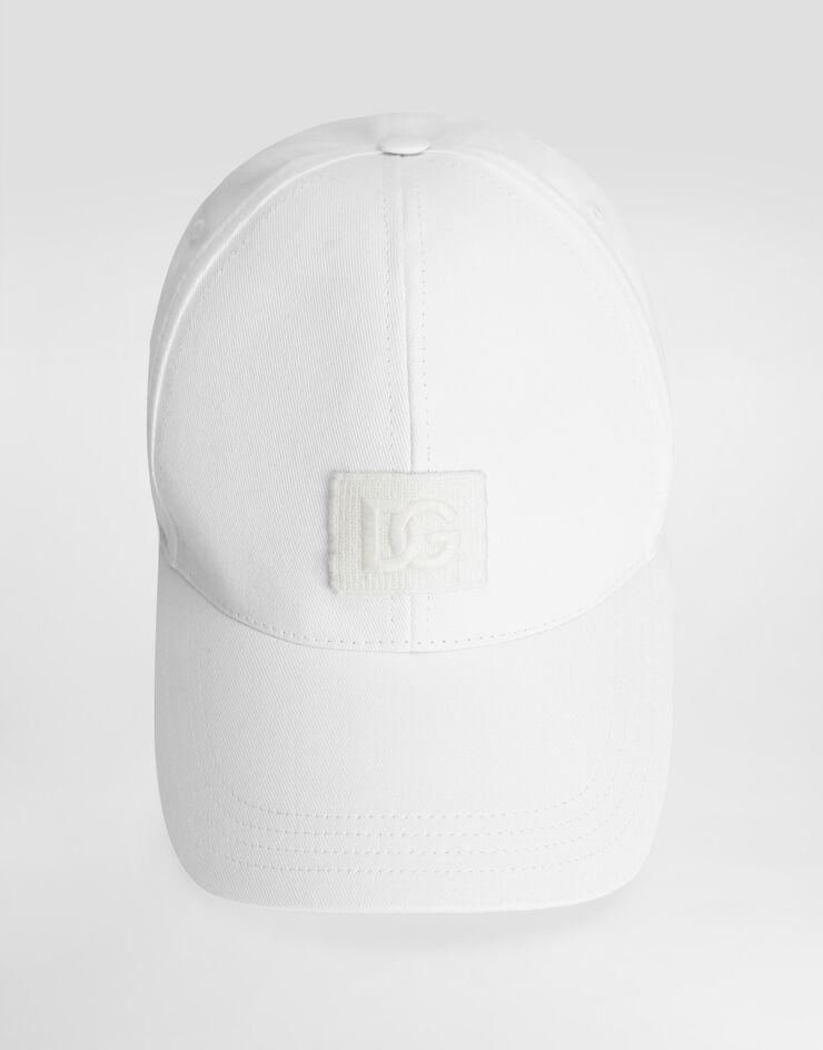 Dolce & Gabbana Cotton drill baseball hat White GH590ZGK064