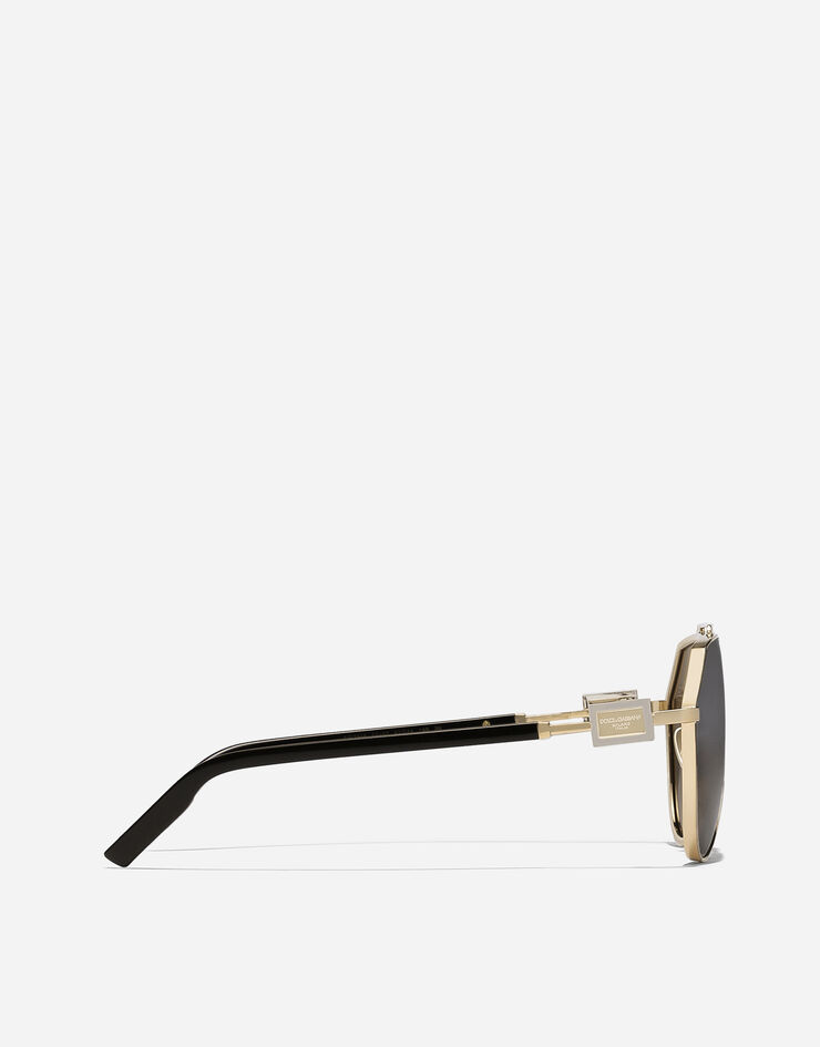 Dolce & Gabbana Occhiali da sole Smart Nero ed oro VG2315VM287