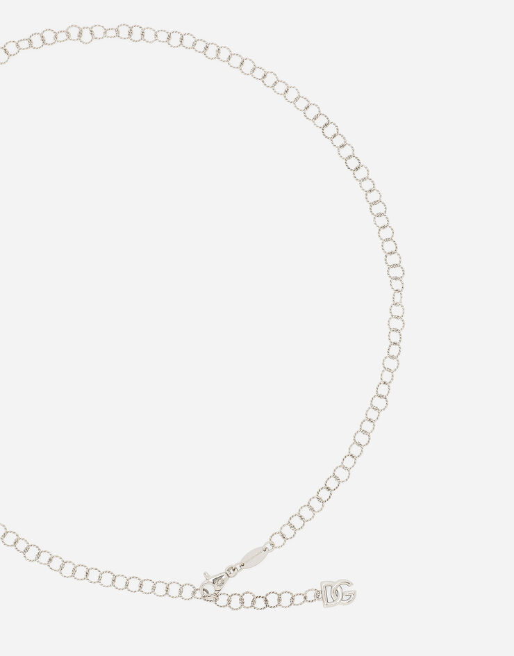 Dolce & Gabbana Kordelkette aus Weißgold 18 kt Weiss WAQB2GWWHDG