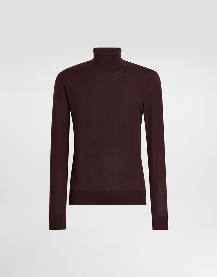 Dolce & Gabbana Cashmere turtleneck pullover Bordeaux GXW05TJBW05
