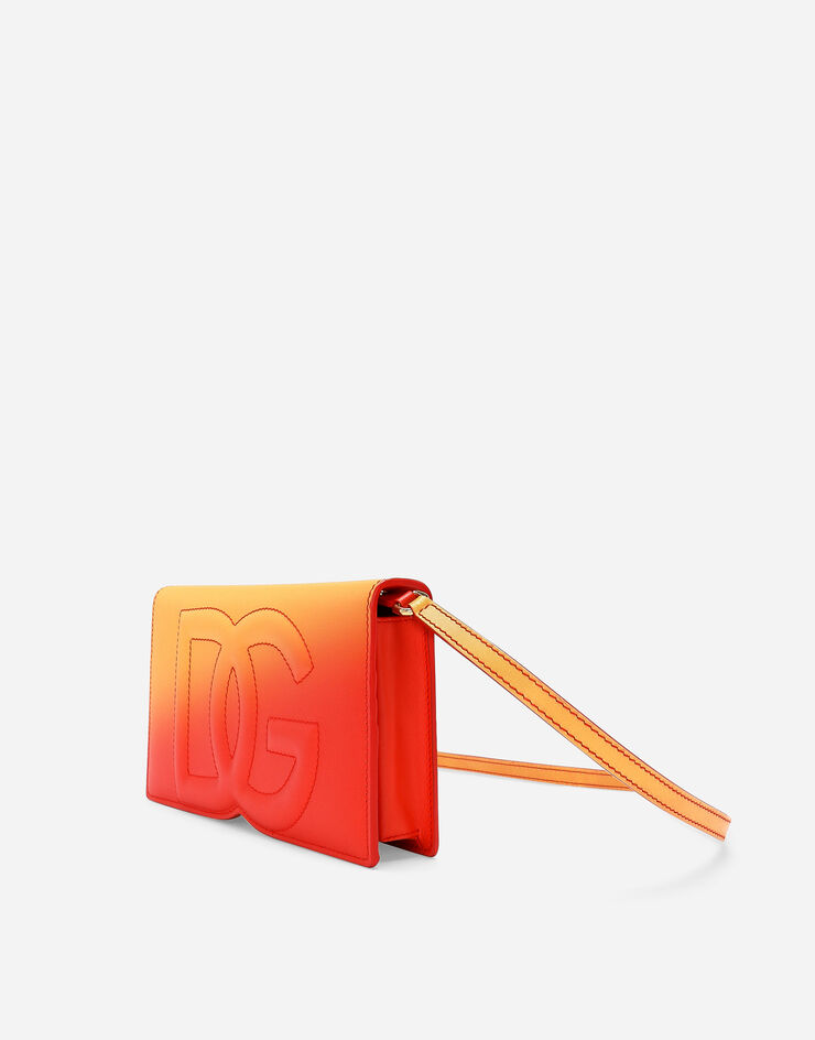 Dolce & Gabbana Phone Bag DG Logo Orange BI3279AS204