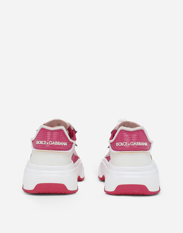 Mixed-materials Daymaster sneakers in Pink for Women 