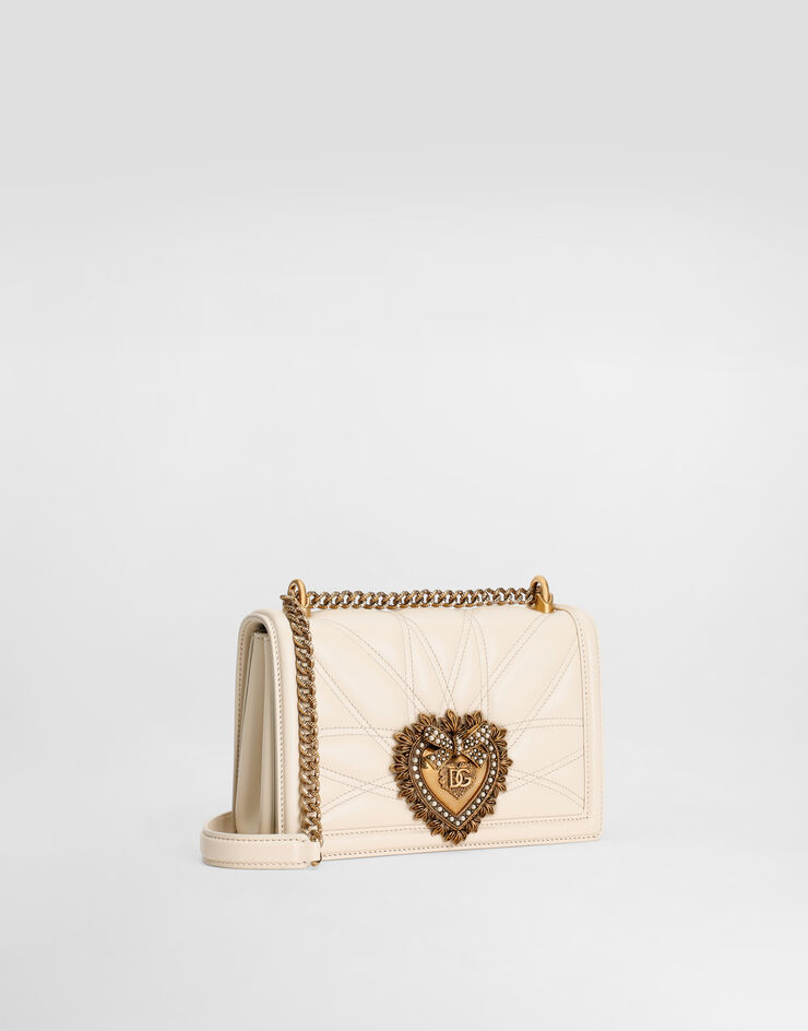 Dolce & Gabbana Medium Devotion shoulder bag Cream BB7158AW437