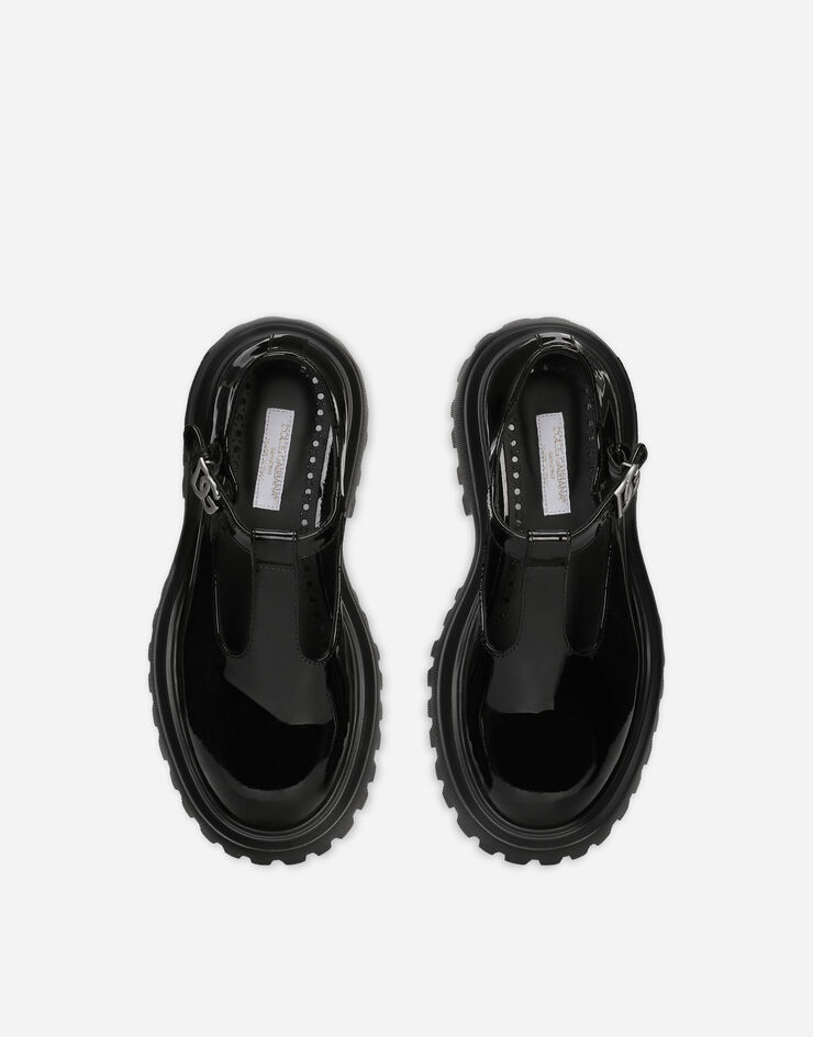 Dolce&Gabbana Patent leather ballet flats Black D11169A1344