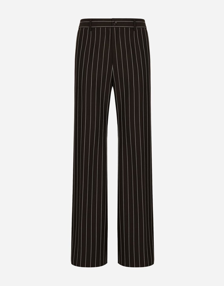 Dolce & Gabbana Tailored pinstripe wool pants Brown GP01PTFR20W