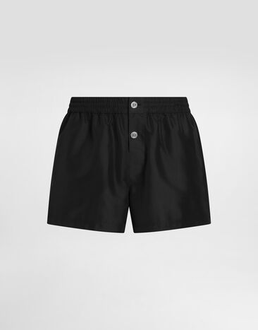 Dolce & Gabbana Canvas swim boxer shorts Black M4F60TON0EQ