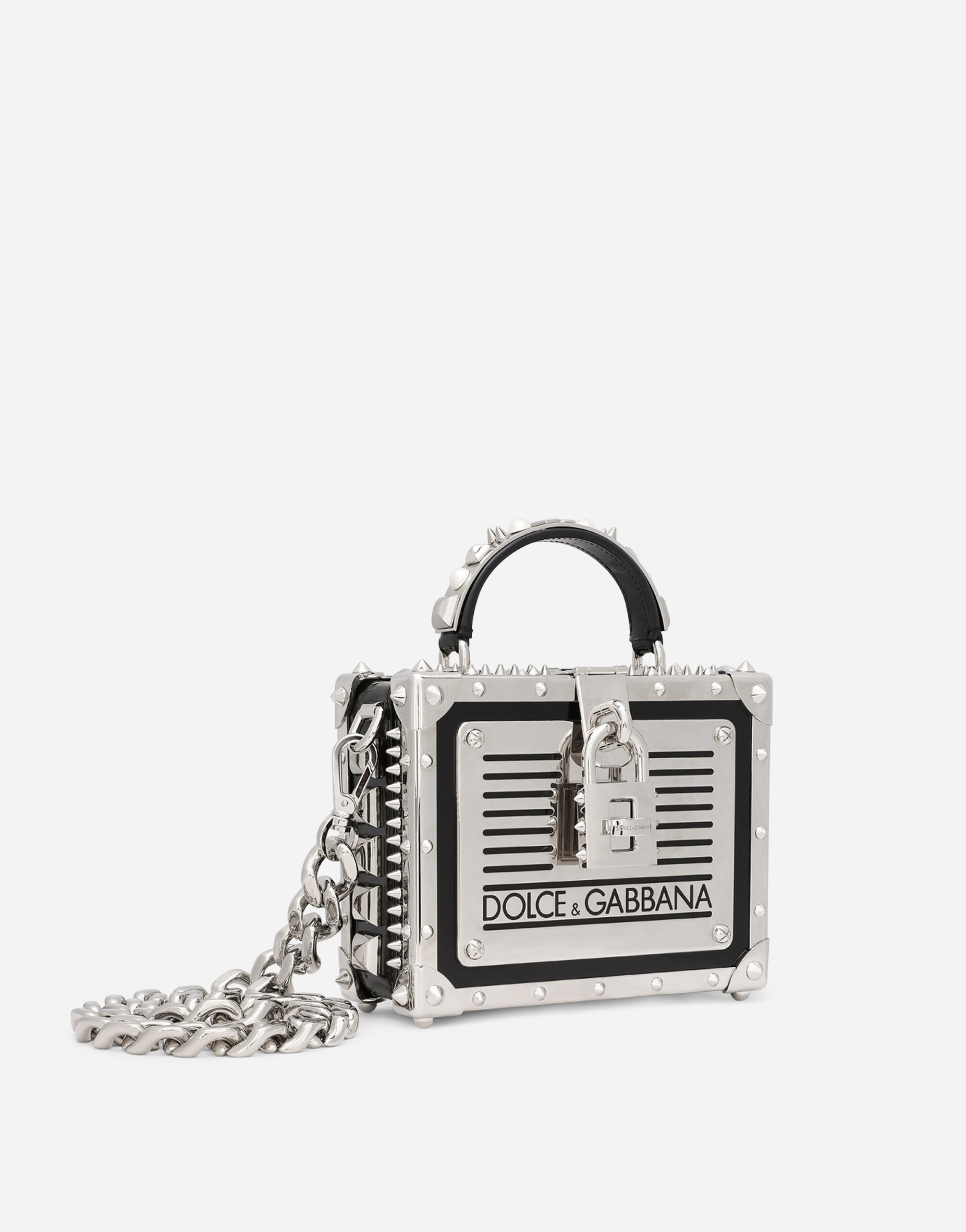 【定番】DOLCE&amp;GABBANA ケース　ダークブラウン　シルバー Dolce Gabbana Sunglasses Eyeglasses Large Set Case Cloth Box