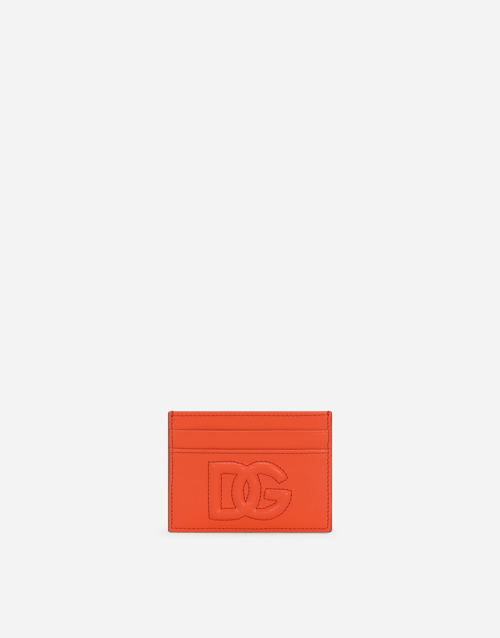 Dolce & Gabbana حافظة بطاقات DG Logo برتقالي BI1261AS204