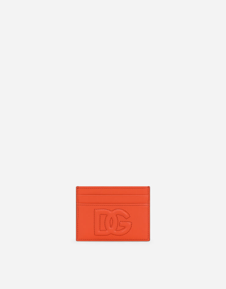 Dolce & Gabbana Tarjetero DG Logo Naranja BI0330AG081