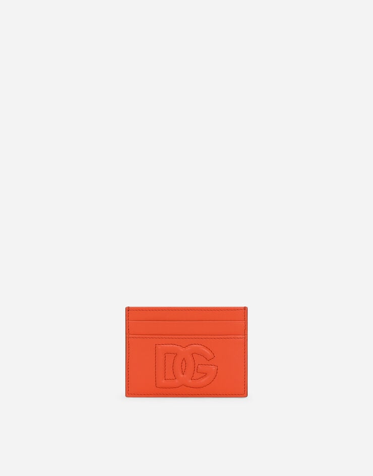 Dolce & Gabbana DG Logo card holder Orange BI0330AG081