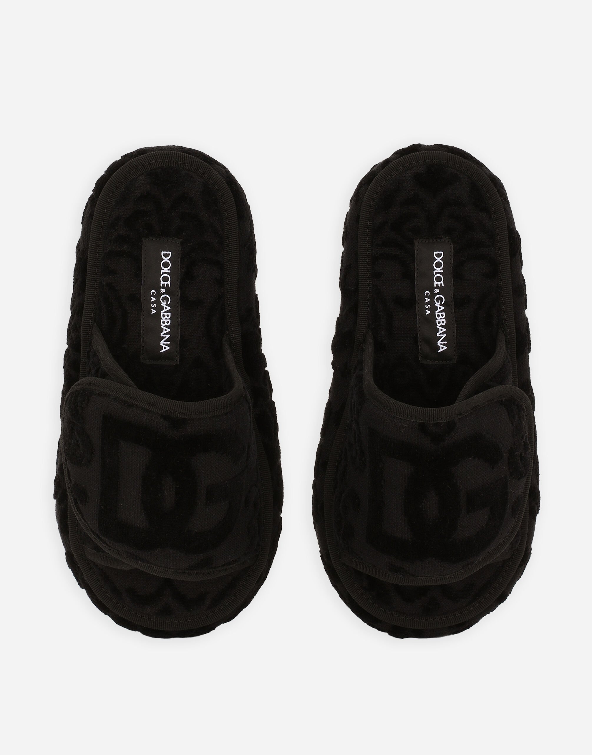 サンダル・ミュール Dolce & Gabbana Slipper Dolce&Gabbana Slippers and Clogs Women Rubber White/Black