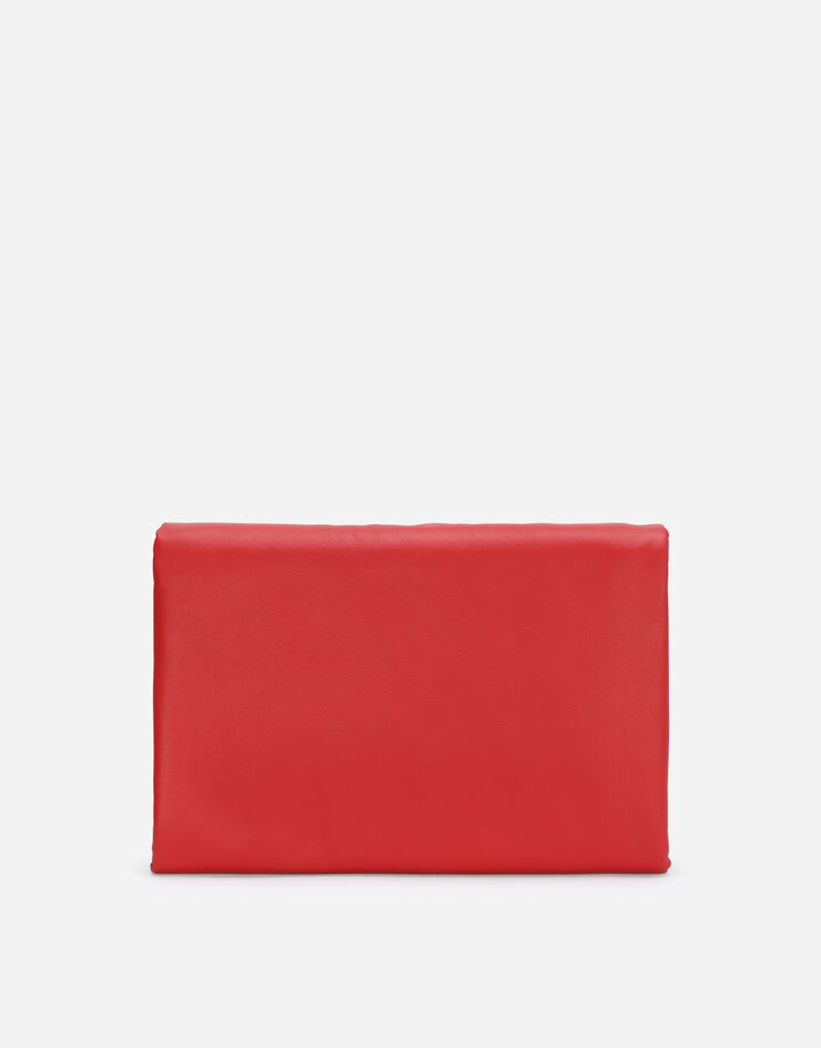 Dolce&Gabbana Mittelgroße Tasche Devotion Soft aus Kalbsleder Rot BB7349AK274