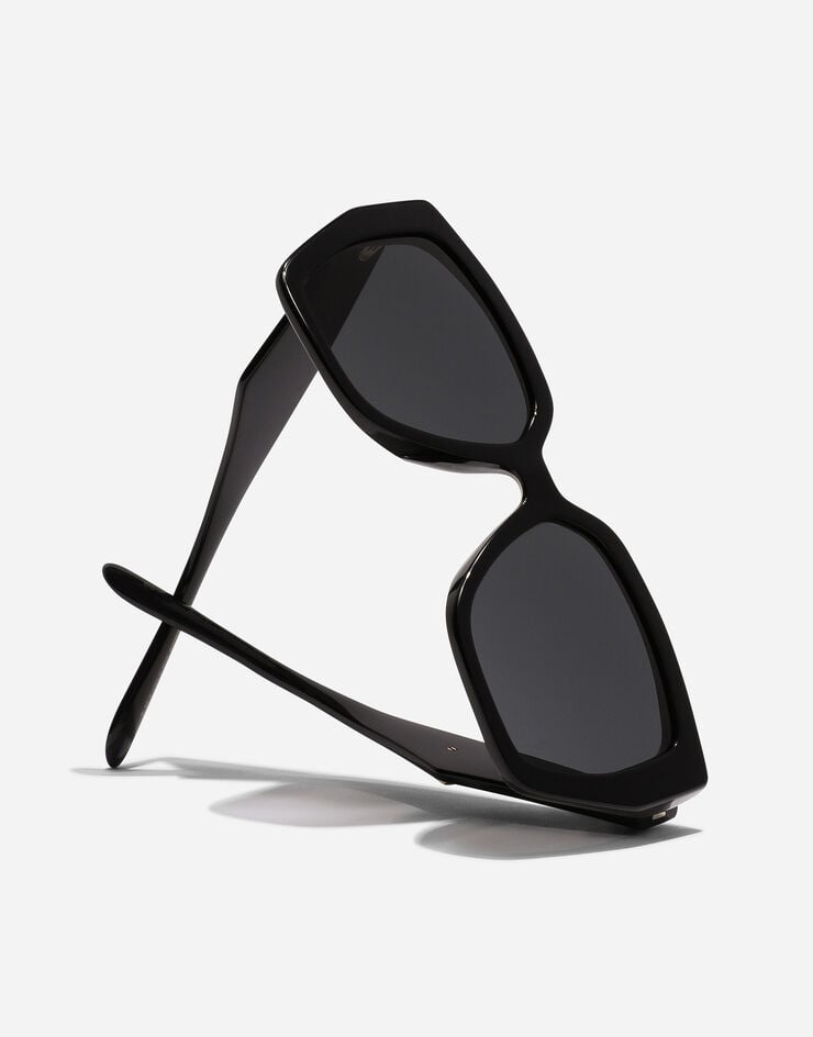 Dolce & Gabbana DG Crossed Sunglasses Black VG443FVP187