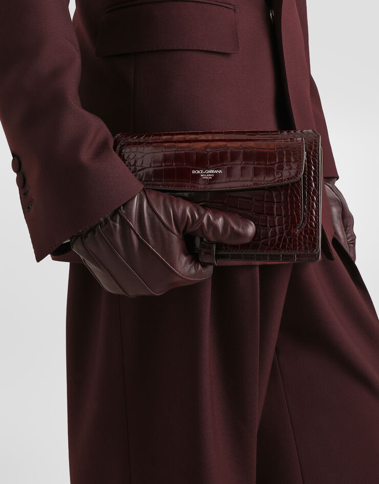 Dolce & Gabbana Alligator crossbody minibag Dolce & Gabbana Alligator crossbody minibag Purple BM2766A2T69