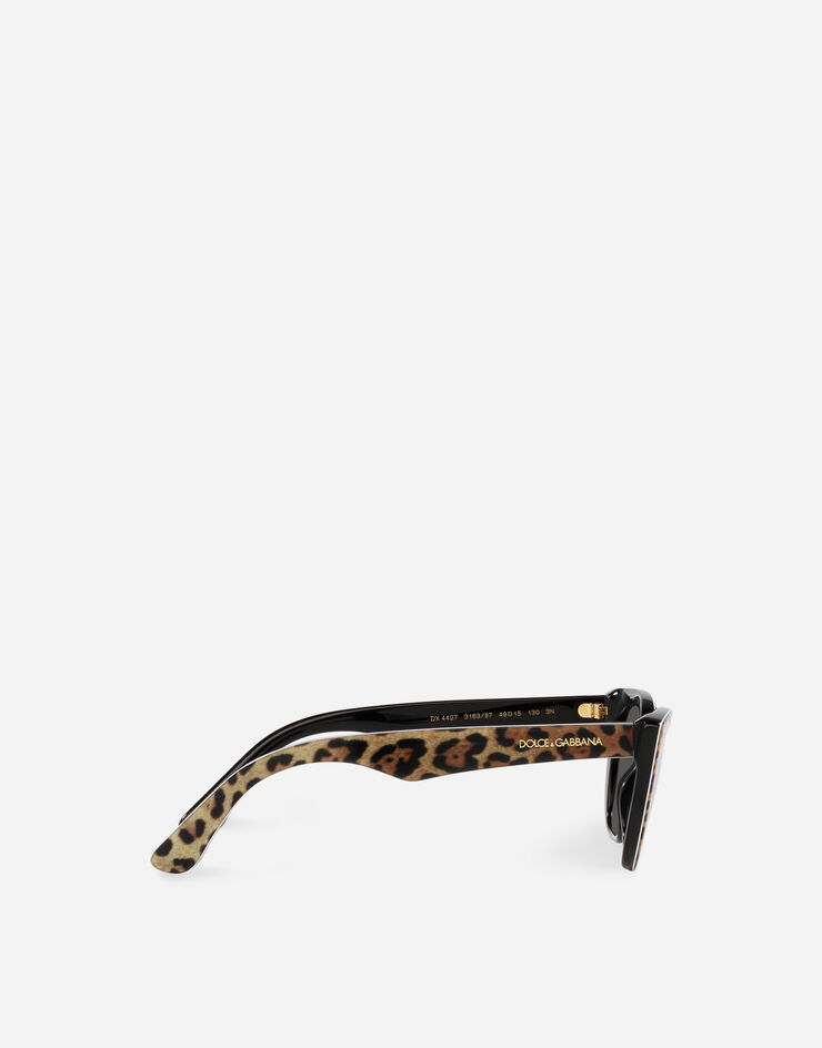 Dolce & Gabbana Солнцезащитные очки Mini Me леопардовым принтом VG442CVP387