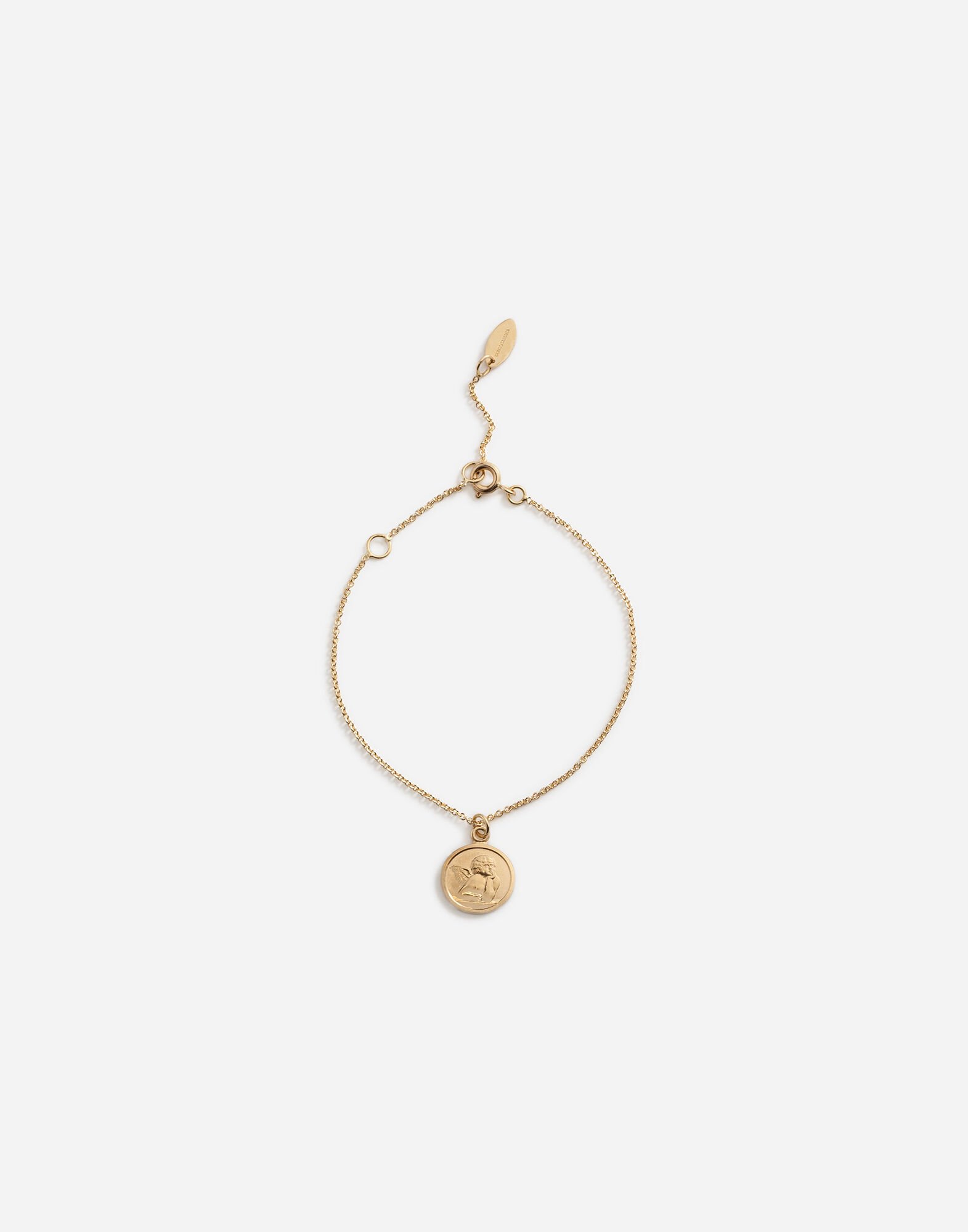 Dolce & Gabbana Armband mit engel-medallion GOLD WAEJ2GW0001