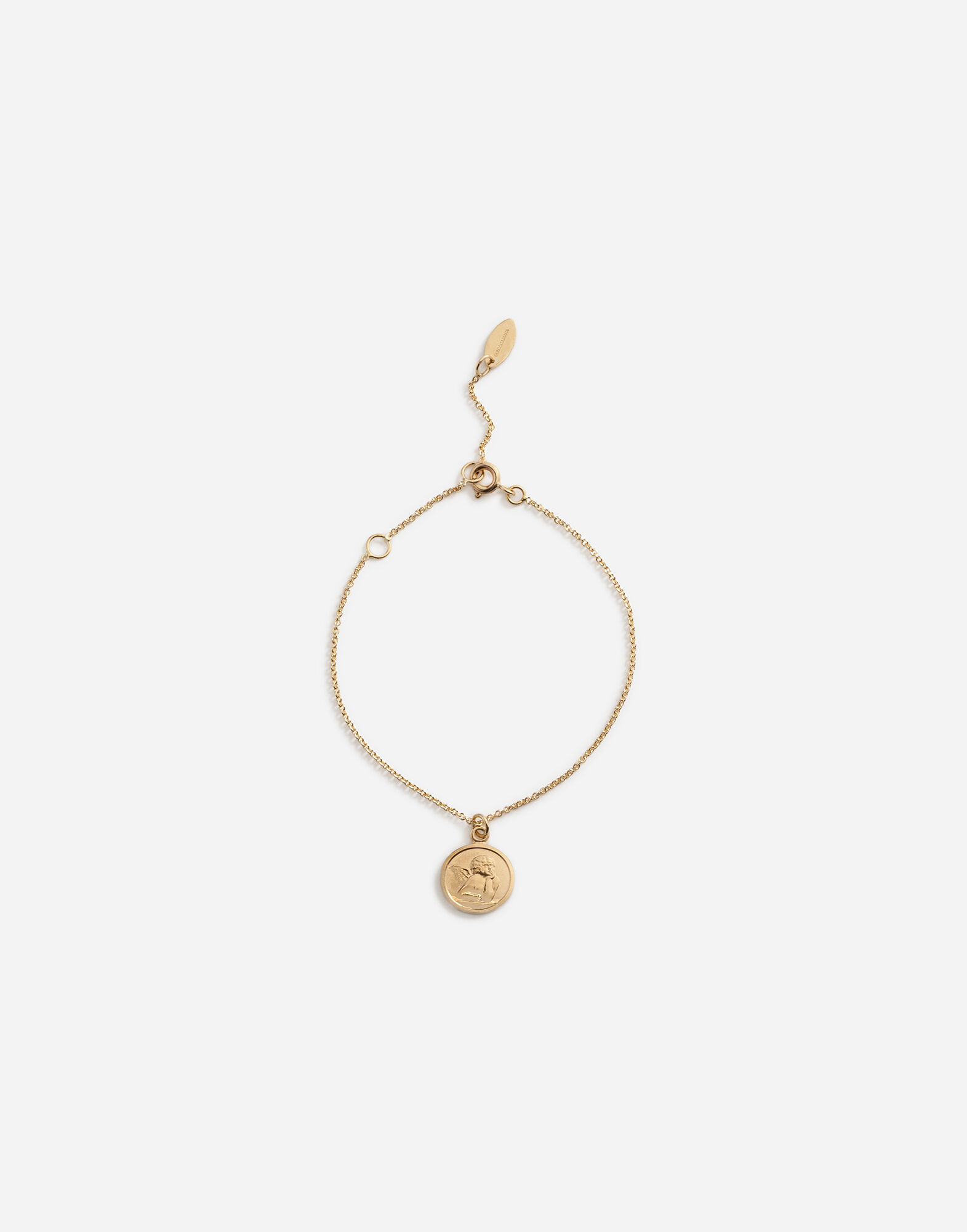 DOLCE & GABBANA Bracelet Gold Tone Brass Chain Star Fashion