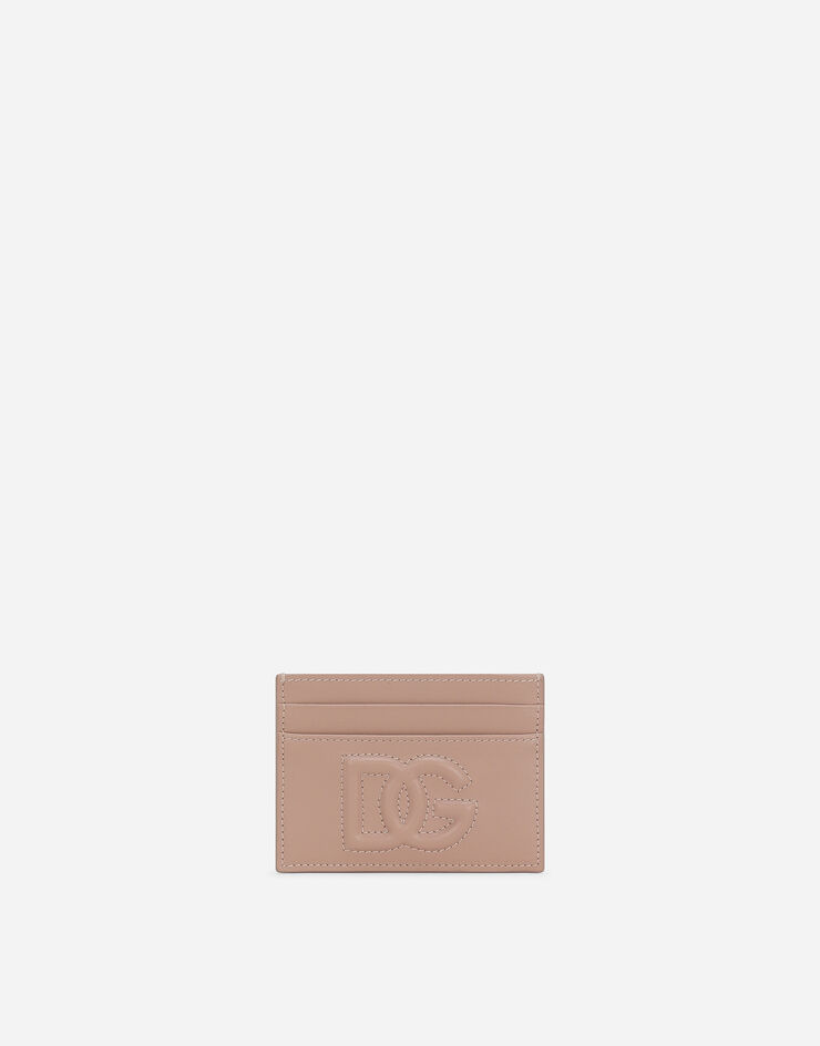 Dolce & Gabbana DG 로고 카드 홀더 페일 핑크 BI0330AG081