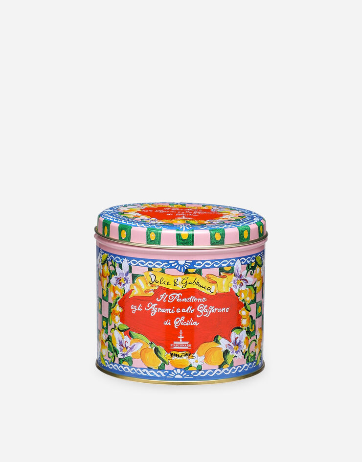 Dolce & Gabbana PANETTONE AGLI AGRUMI E ALLO ZAFFERANO DI SICILIA Panettone with Sicilian Citrus fruits and Saffron Multicolore PN0400PSSET