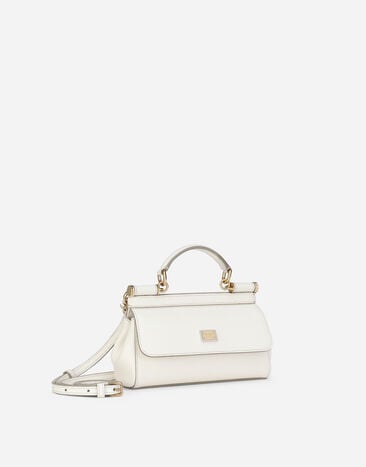 Dolce & Gabbana حقيبة يد Sicily صغيرة أبيض BB7116A1001