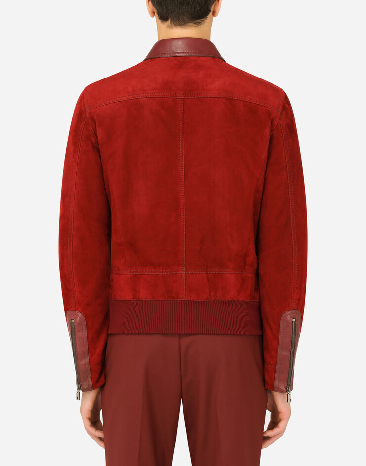 Dolce & Gabbana Suede jacket Bordeaux G9SS9LFULWF