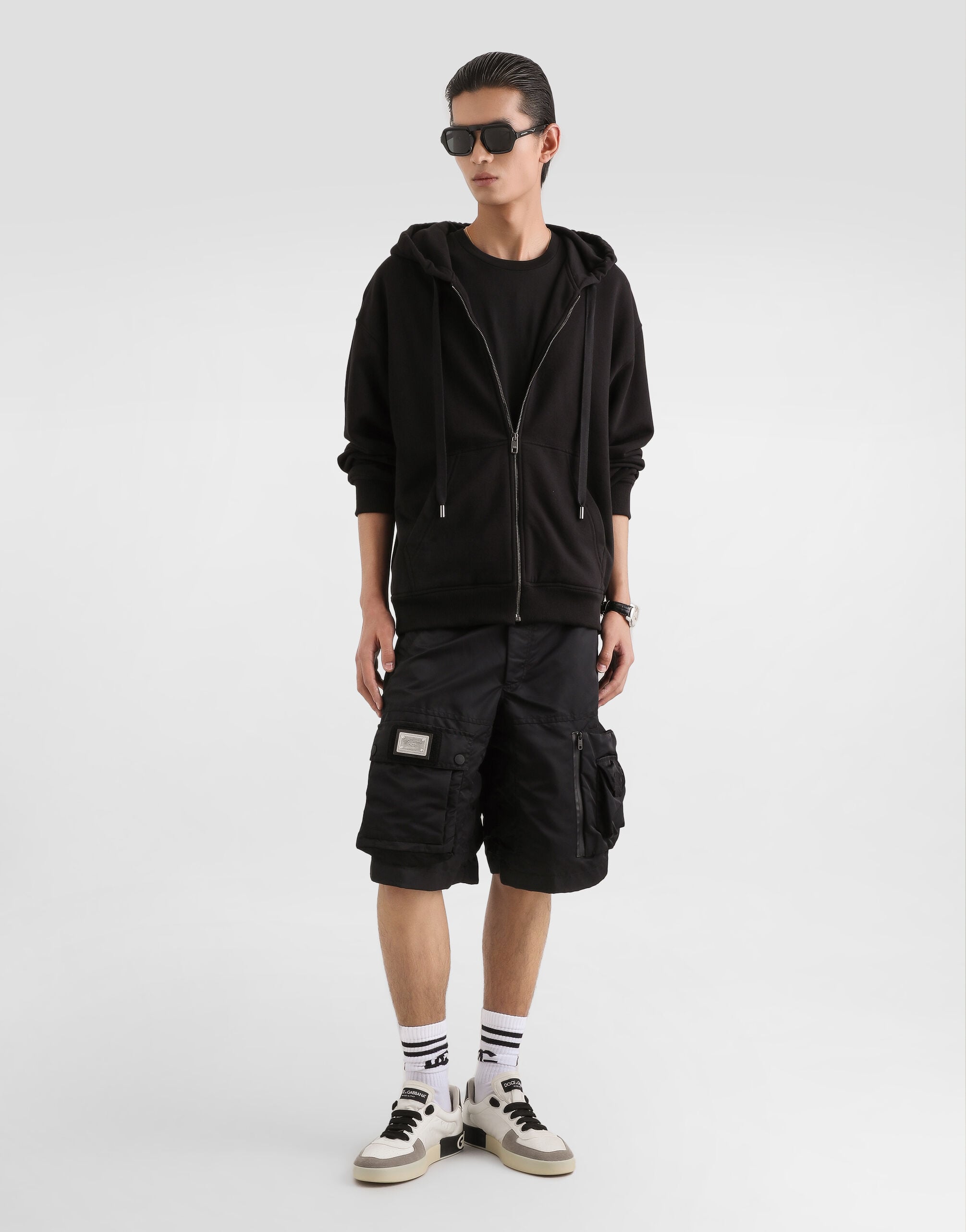 DOLCE&GABBANA　ドルガバ　孔雀デザイン ポロシャツ モノトーン DOLCE&GABBANA ドルガバ 孔雀デザイン ポロシャツ モノトーンの通販