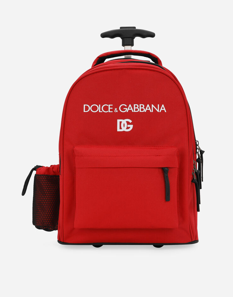 Dolce&Gabbana Zaino trolley in nylon Rosso EM0129AK441