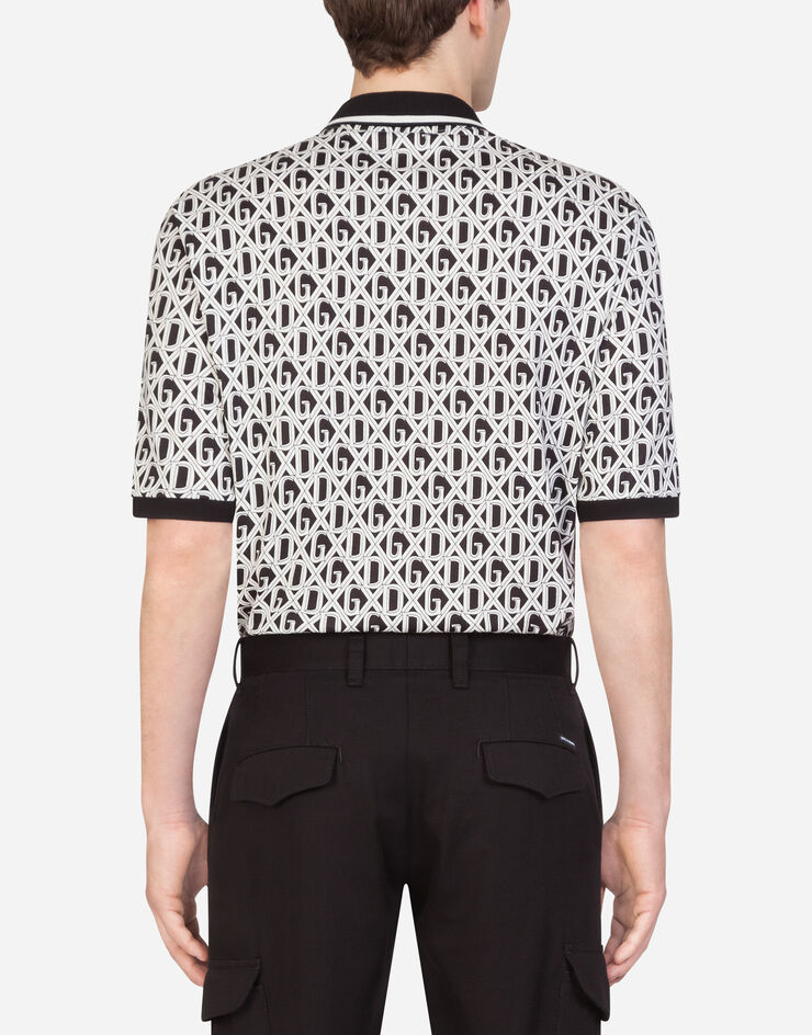 Dolce & Gabbana Jersey DG print shirt NERO G5GP6TFS793