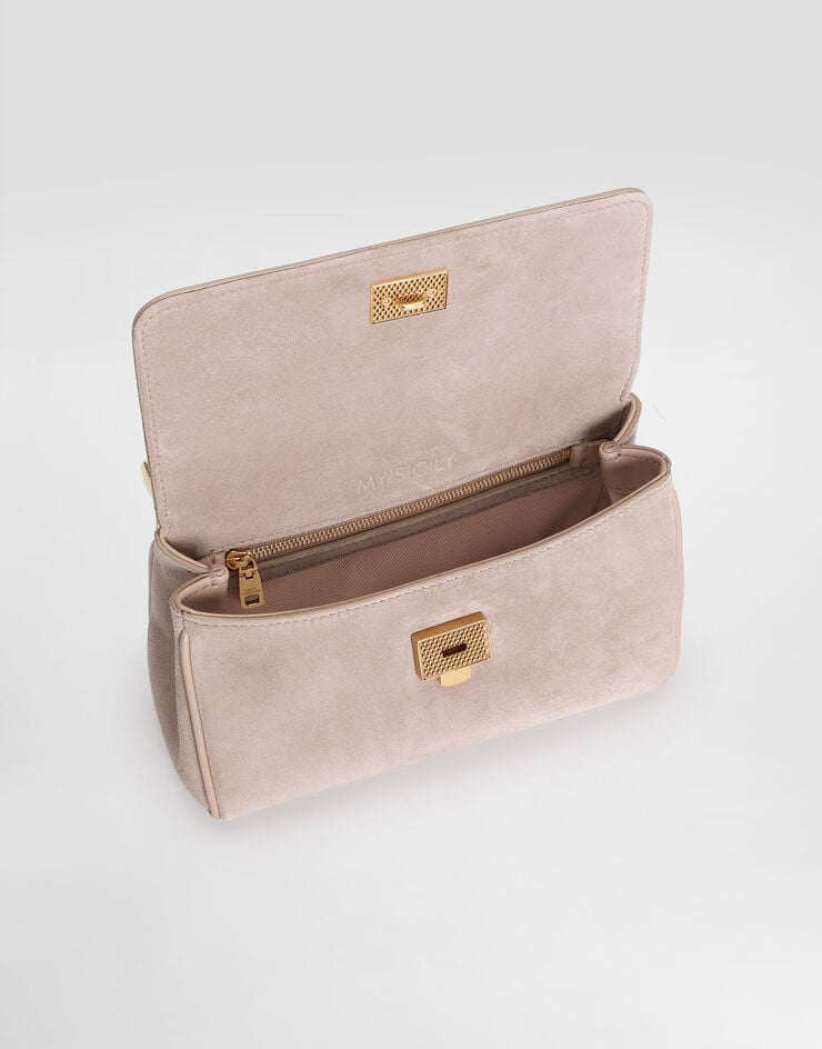 Dolce & Gabbana Mini My Sicily handbag in split leather Dolce & Gabbana Mini My Sicily handbag in split leather Multicolor BB7864BO903