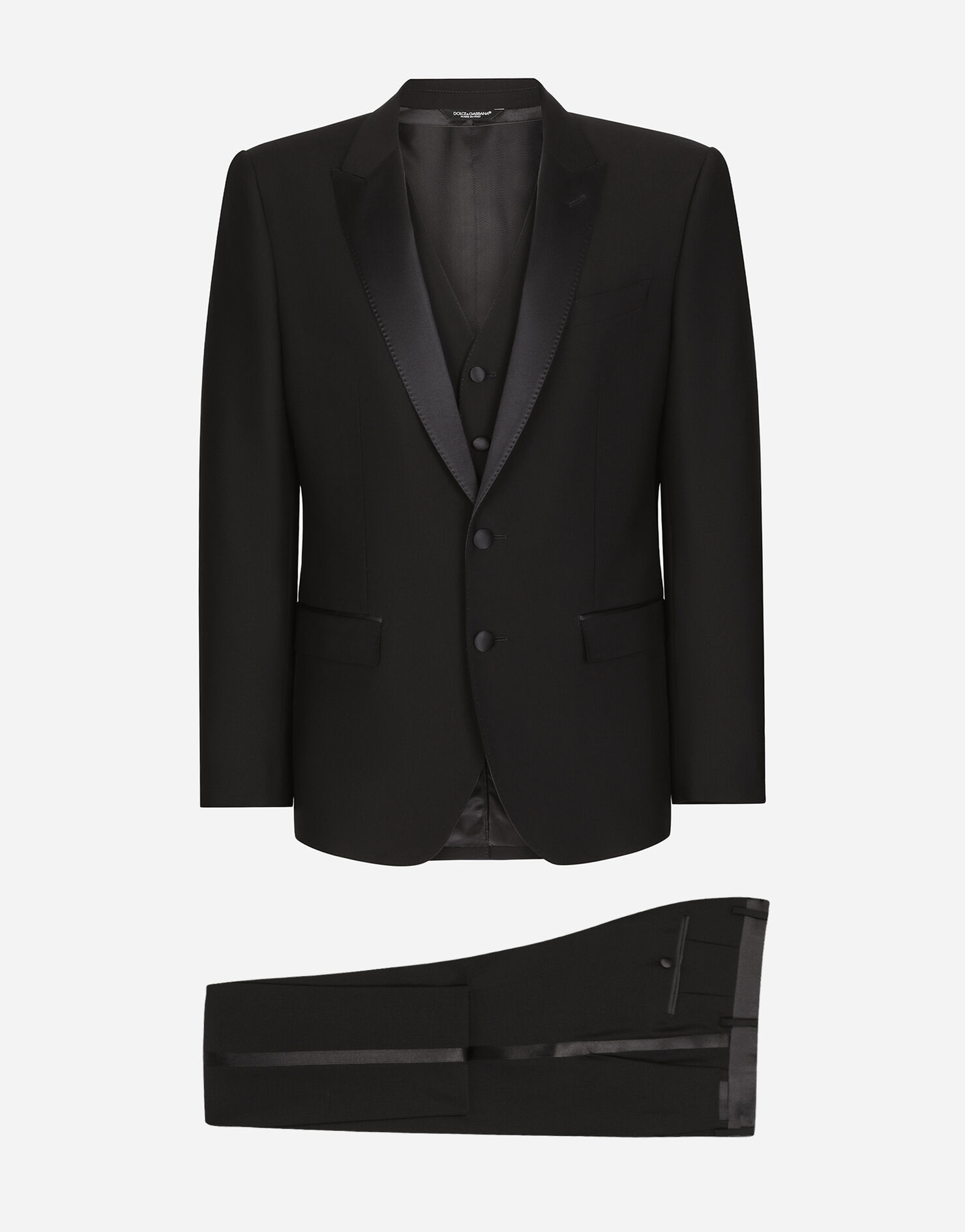Dolce & Gabbana Black MARTINI Single Breasted 2 Piece Suit