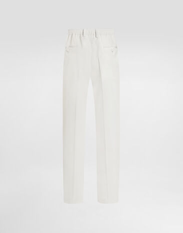 Dolce & Gabbana Wool poplin trousers Beige GW13ETHU2BN