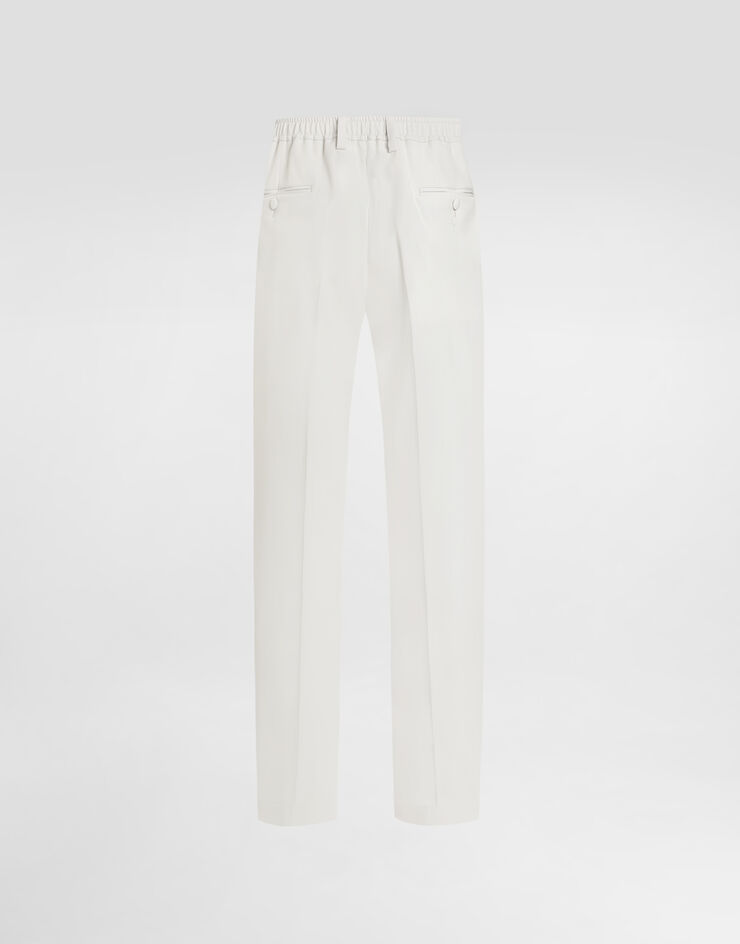 Dolce & Gabbana Wool poplin trousers Beige GW13ETHU2BN