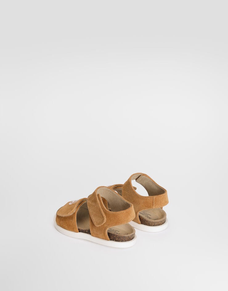 Dolce & Gabbana Split leather sandals with embroidery Dolce & Gabbana Split leather sandals with embroidery Multicolor DL0094AW871