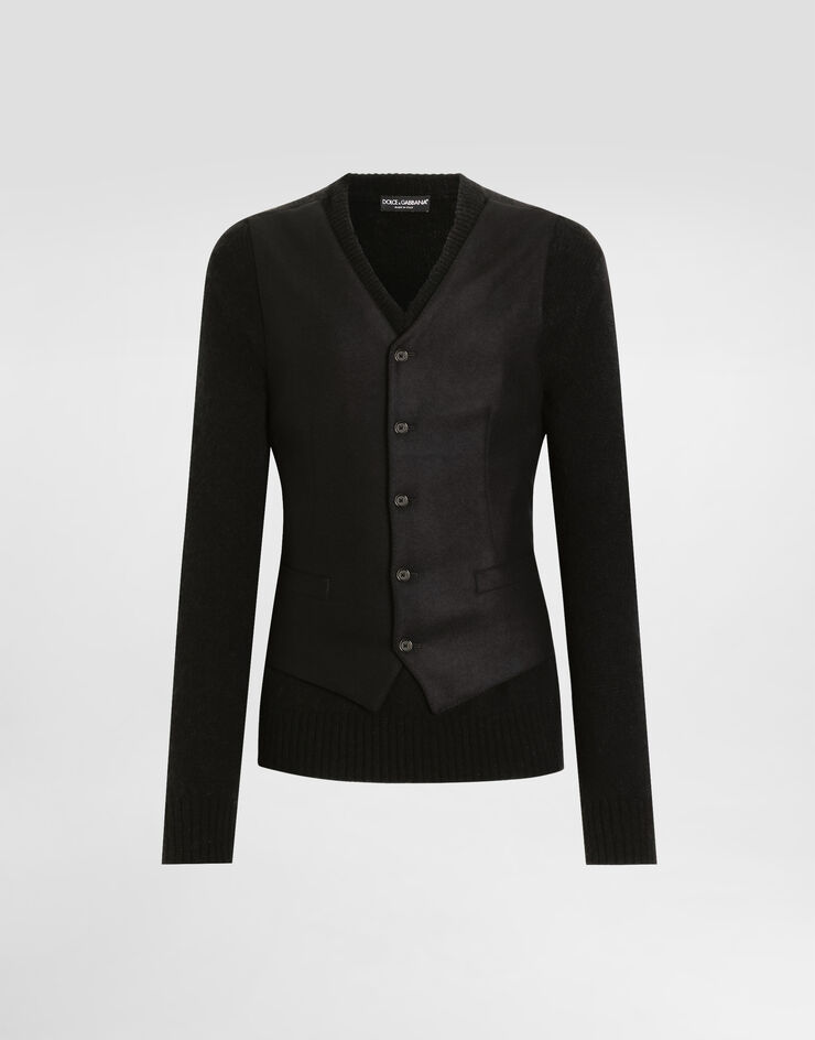Dolce & Gabbana V-neck pullover Black GXY52TJGMC1