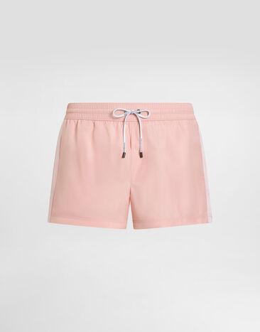Dolce & Gabbana Swim boxer shorts with logo Multicolor M4F55TON0CZ