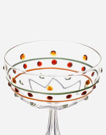 Dolce & Gabbana Champagne Glass Multicolor TCB027TCALV