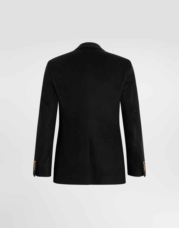Dolce & Gabbana Portofino single-breasted cashmere drap jacket Dolce & Gabbana Portofino single-breasted cashmere drap jacket Black G2WX2THU2BZ