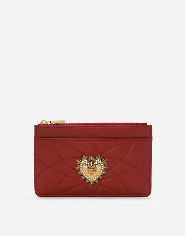 Dolce & Gabbana Medium Devotion card holder Fuchsia BI1265A1001