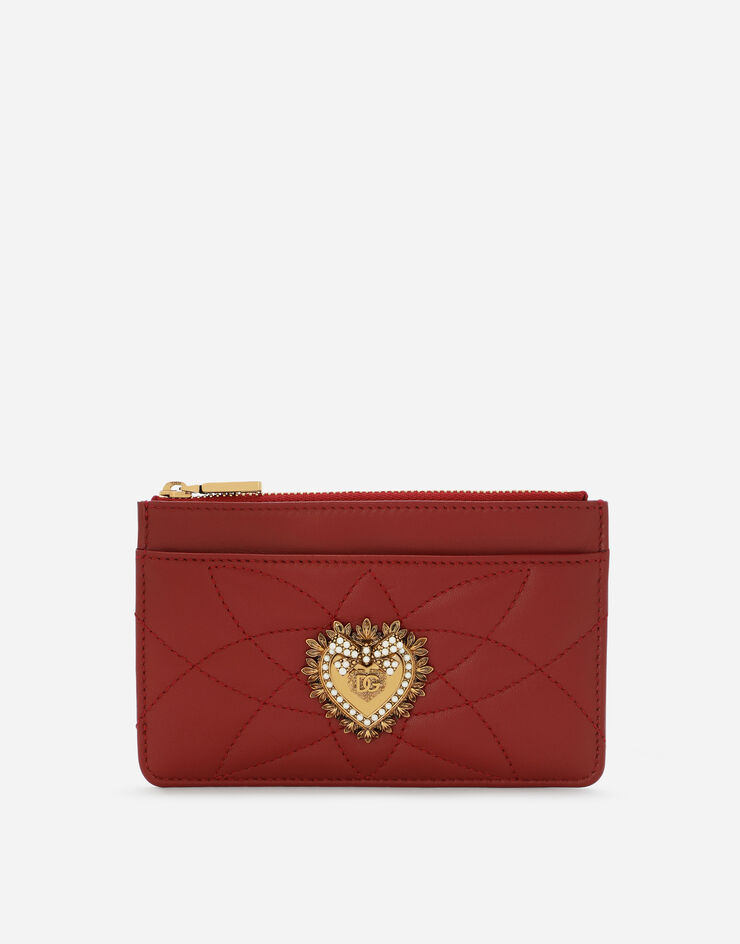 Dolce & Gabbana Porte-cartes Devotion moyen format Rouge BI1261AV967