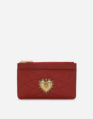Dolce & Gabbana Medium Devotion card holder Pink BI0330AV967