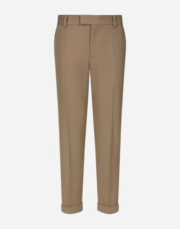 Dolce & Gabbana Tailored gabardine pants Purple G2TV9TFUVG7