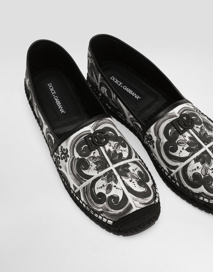 Dolce & Gabbana Shell-print canvas espadrilles Multicolor A50730AD506