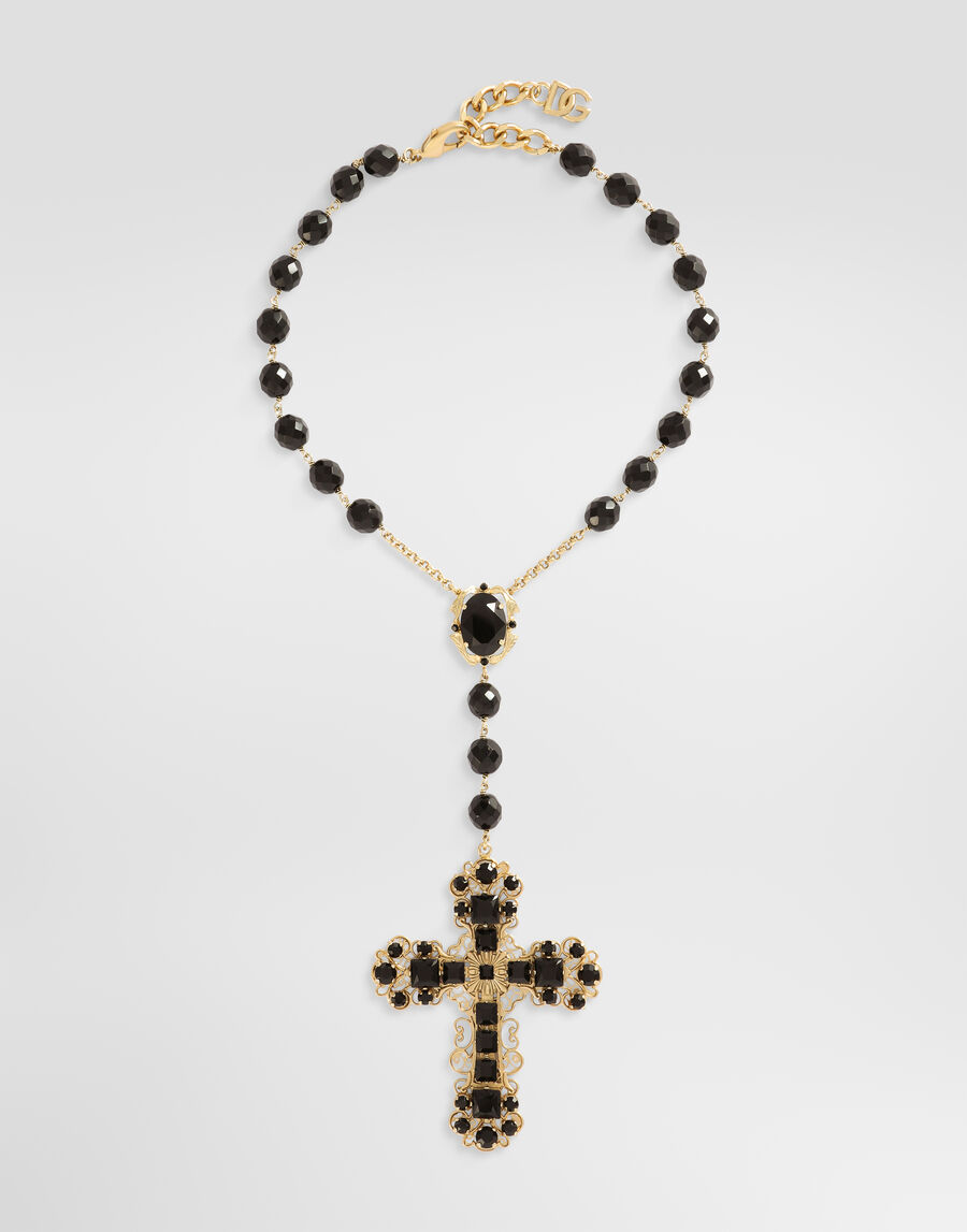 Short rosary necklace