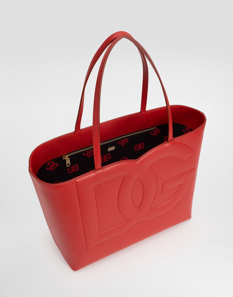 Dolce & Gabbana Medium DG Logo shopper Red BB7338AW576