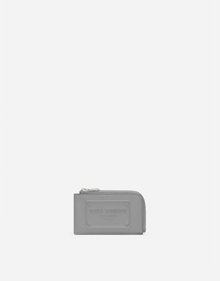 Dolce & Gabbana Calfskin card holder Grey BP3274AG218