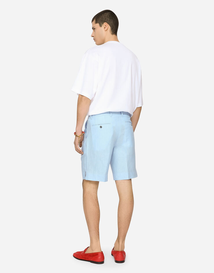 Dolce & Gabbana T-SHIRT M/CORTA GIRO Bianco G8NC5ZG7D1D